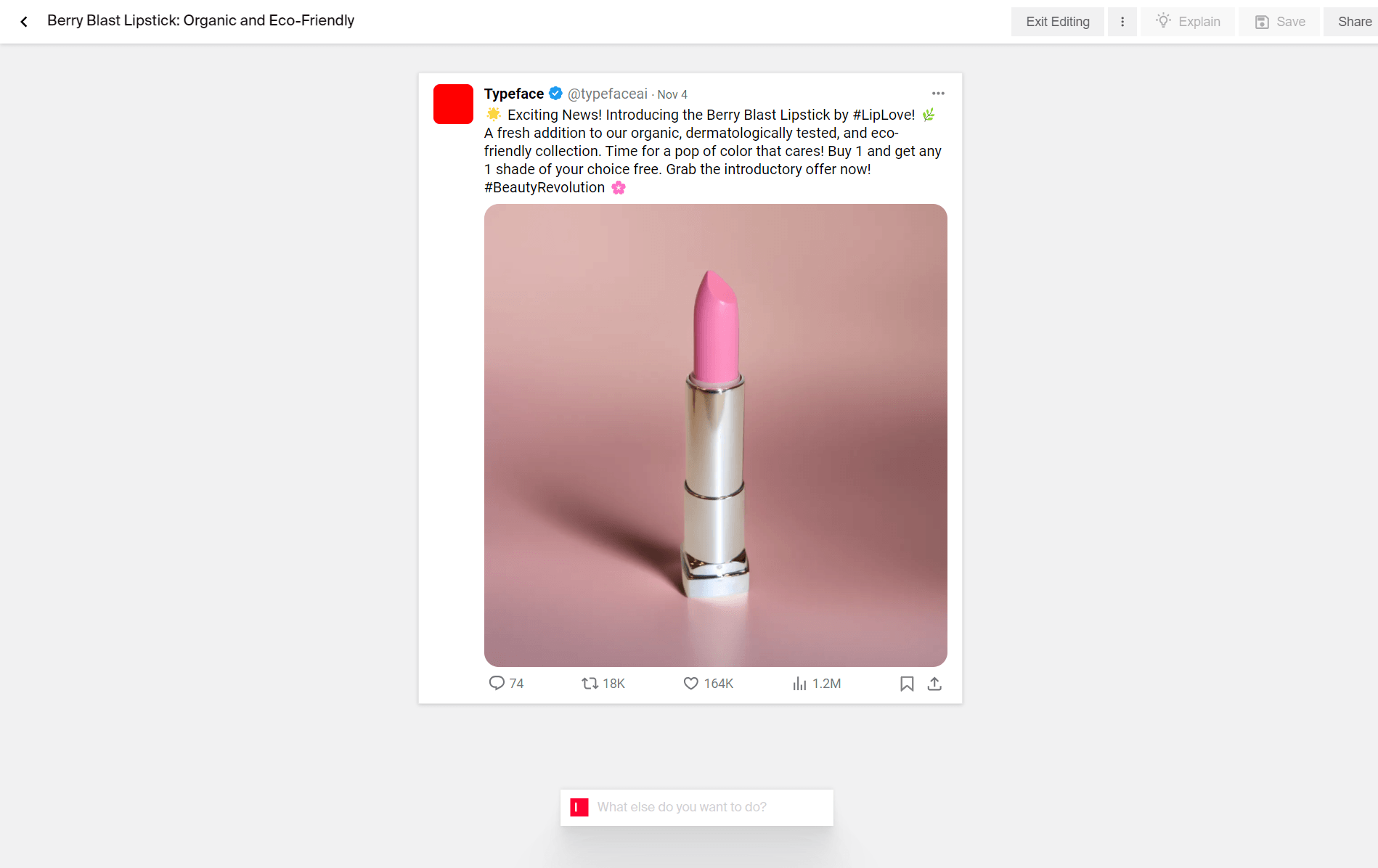 AI-generated ad creative