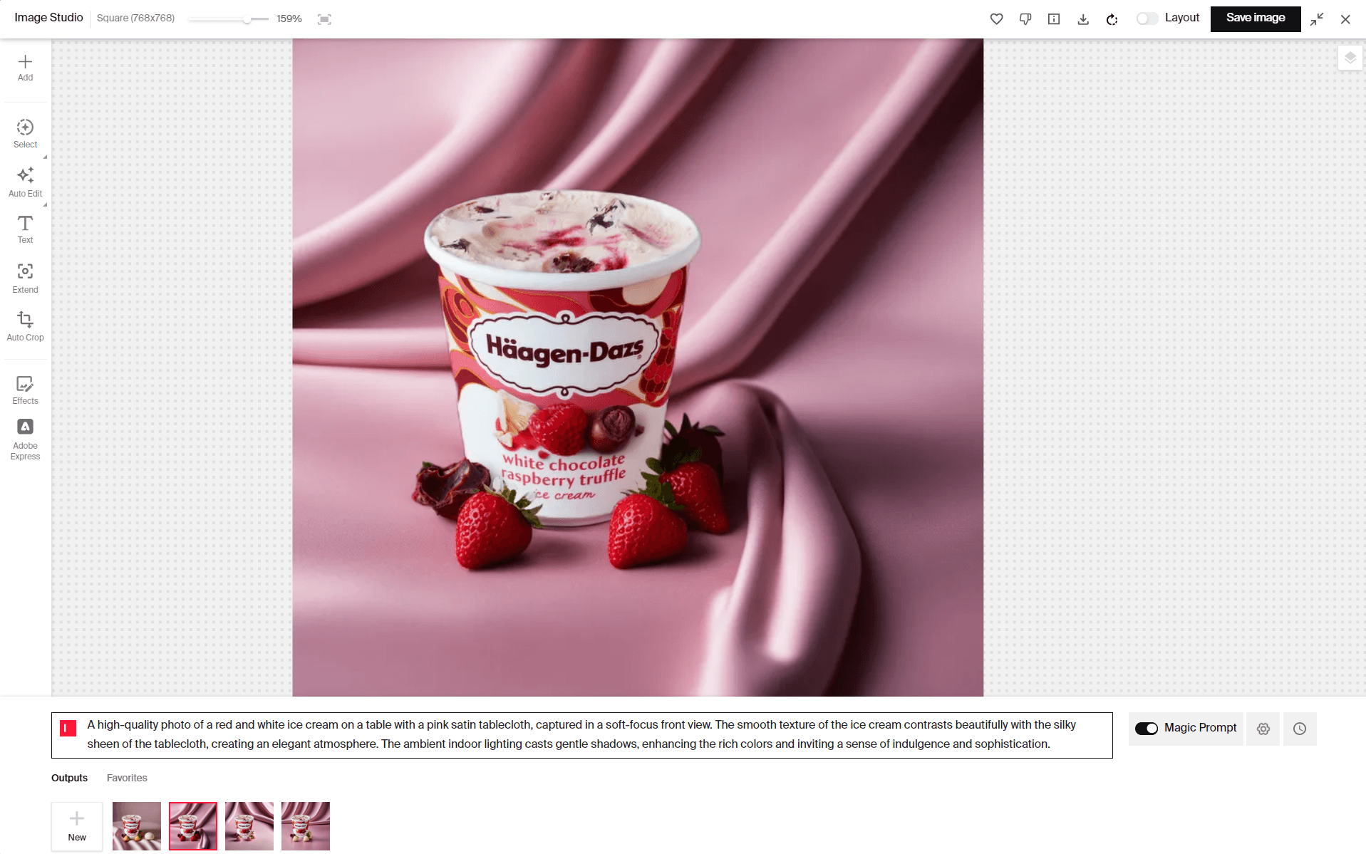 AI product photography with Typeface Image Studio