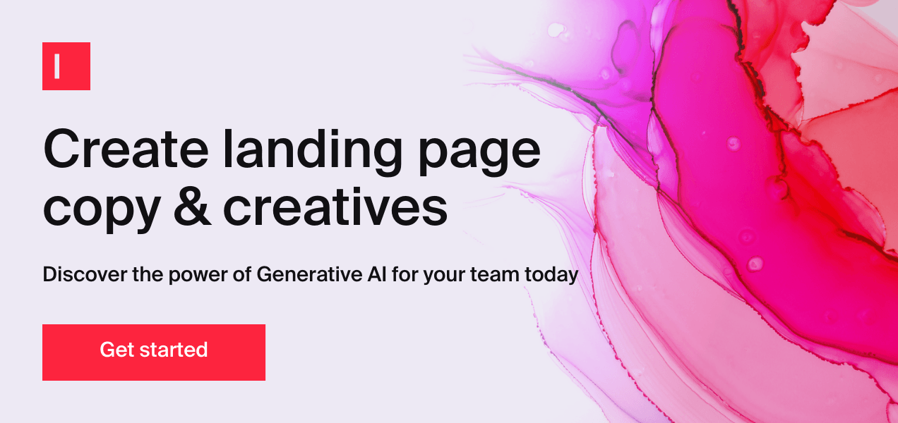 Create landing pages with AI